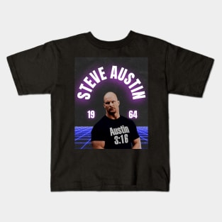 Retro Steve Austin Kids T-Shirt